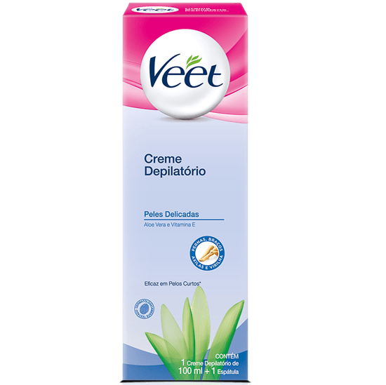 Veet Creme Depilatório Peles Delicadas